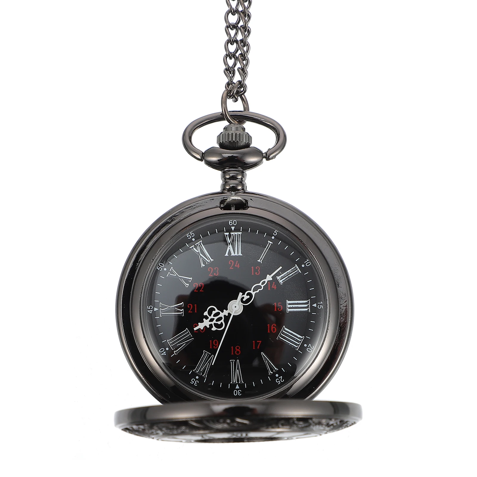 

Pocket Watch Mechanical Zinc Alloy Durable Chain Vintage Style Classic Charm Practical Mens Timepiece Hanging Waist Movement
