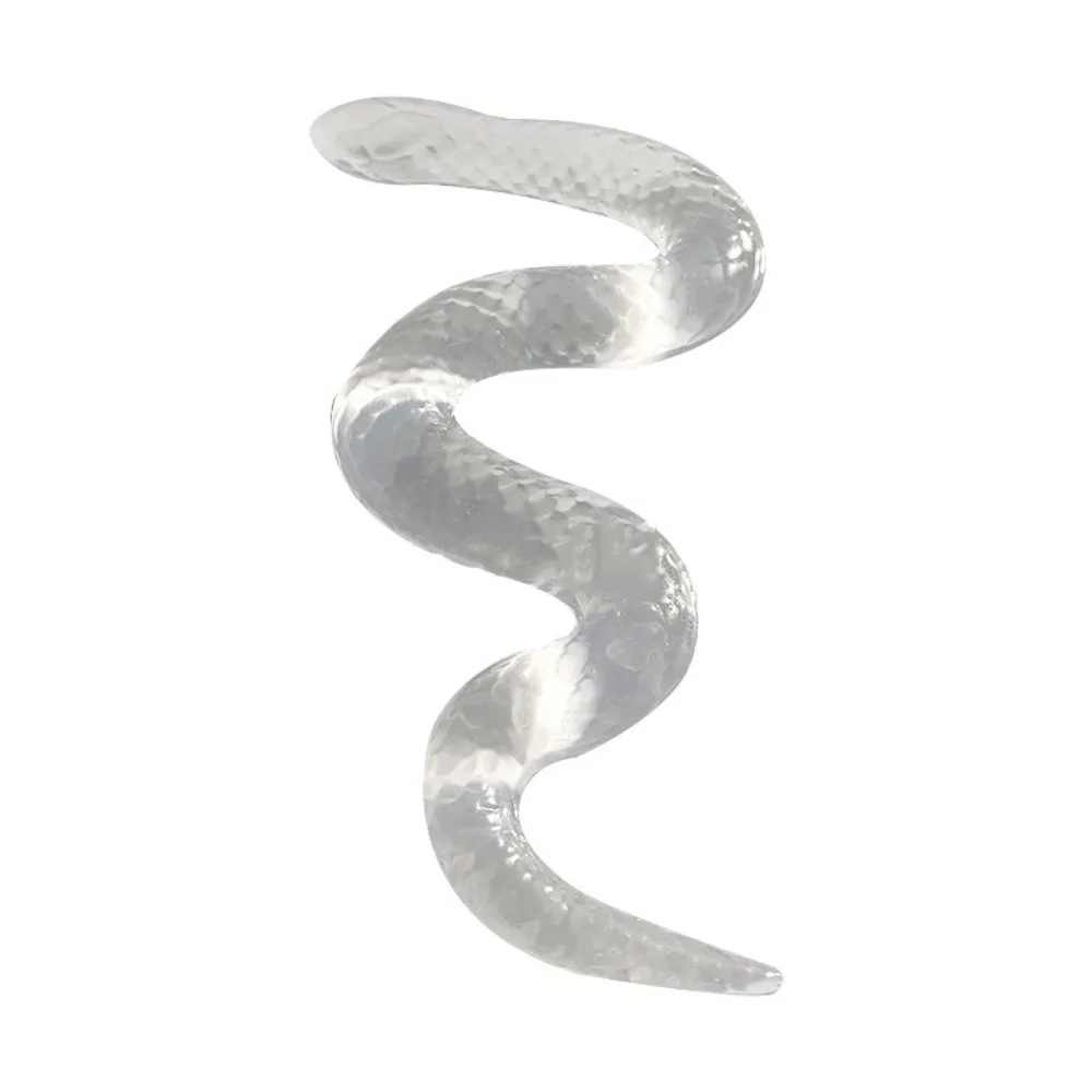 

Handmade Slow Rebound Snake Toy Simulation Ultra Moist Transparent Snake Squeeze Toy Slow Rise Sticky Kawaii Snake Pinch Toy