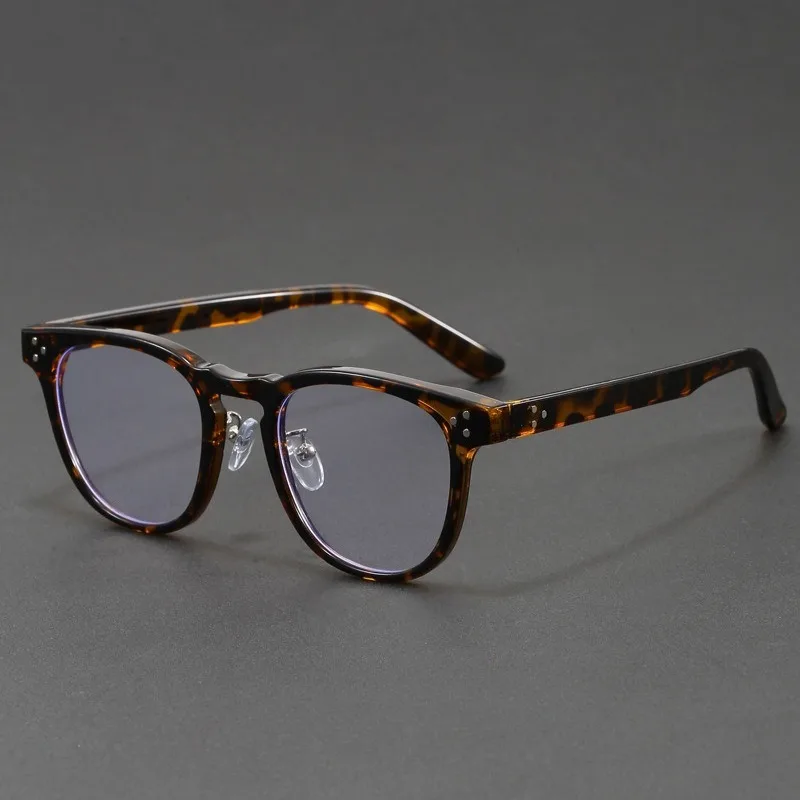 2026 New Retro Rivet Round Square Acetate Eyeglasses Classic Multi Color Optical Frame Unisex For Men Women view 4