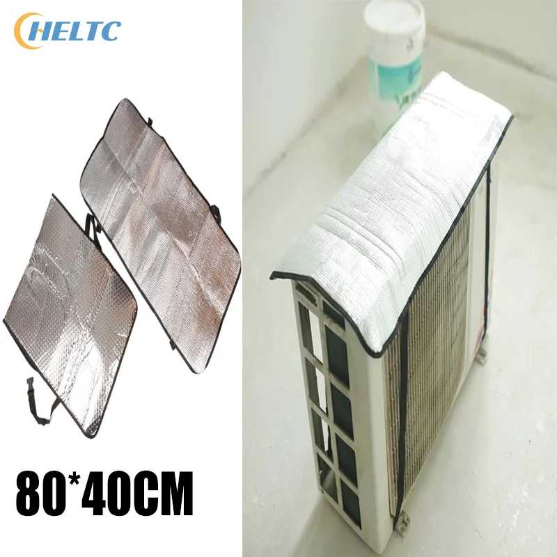 

1 шт., 80*40 см, крышка для кондиционера, уличная защита от солнца, дождя, защита от пыли, защита от снега, домашний кондиционер, инструмент для удерживания чистоты