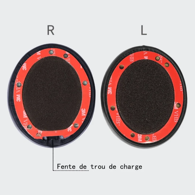 Сменные амбушюры для проводных и беспроводных наушников Beats Studio 2, мягкая белковая кожа/шумоизоляционная пена с эффектом памяти