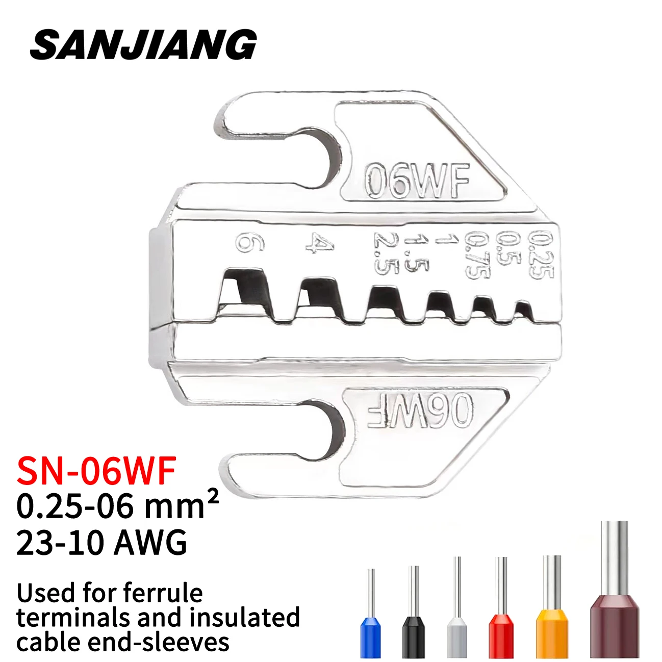 1pc SN Series Jaws For Crimping Pliers,4mm Installation Thickness,Crimp Insulated Tube/Spring Dupont Bare/Spring/Bare Tool