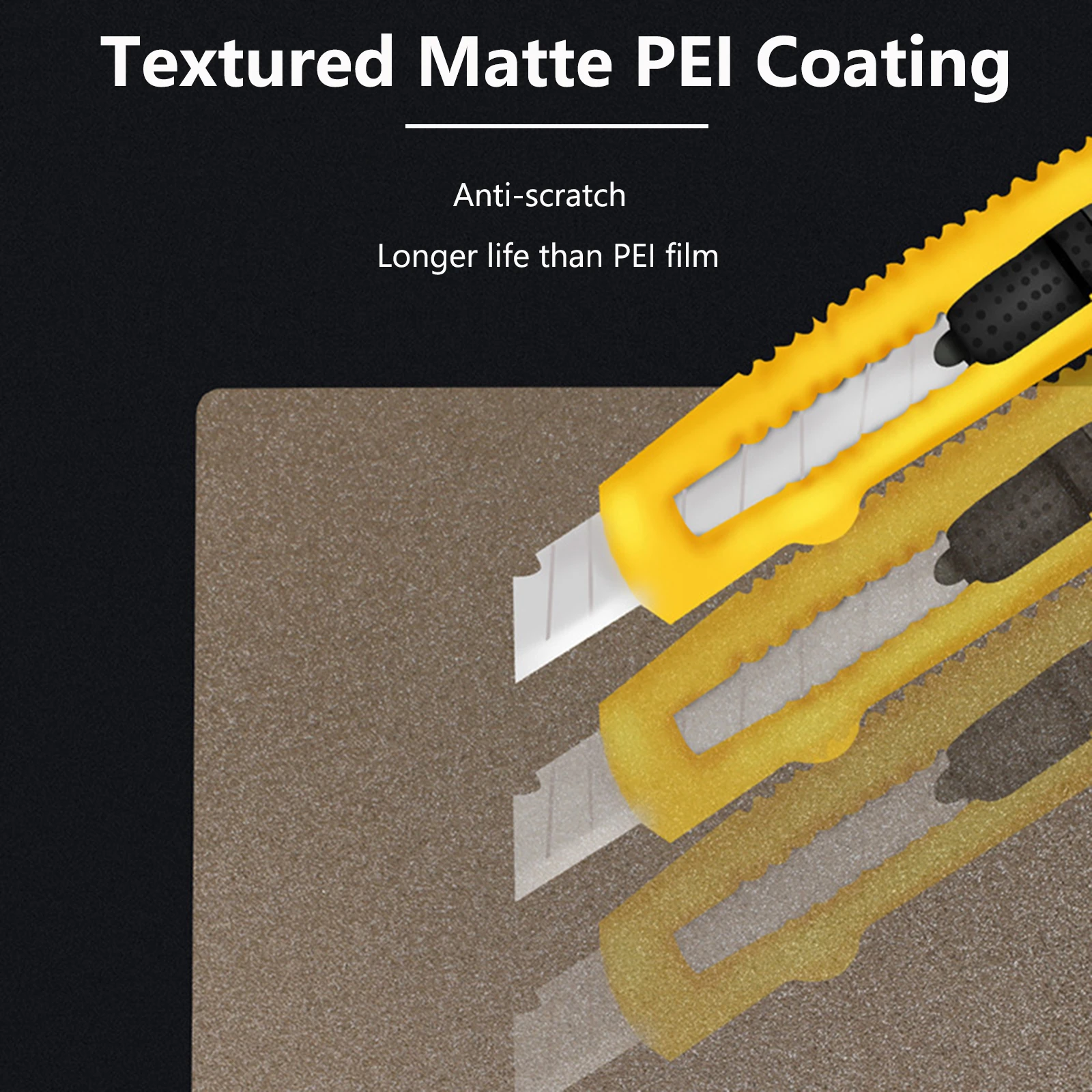 For Creality K1 Max Build Plate Texture PEI Spring Steel 310x315mm Smooth PEO PET PEY Buildplate For K1MAX 3D Printer Heat Bed