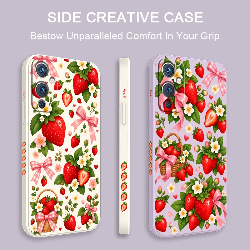 Strawberry Flower Pattern Phon - Phone Cases Oneplus 评论和价格