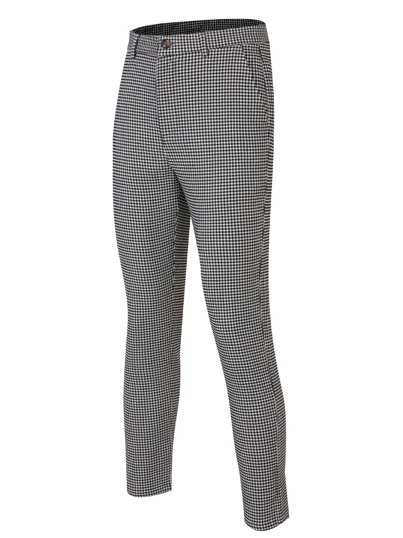 mens plaid dress pants slim fit Prestige Men’s Gray/Black/Blue Plaid Dress Pants – Navy 1 36