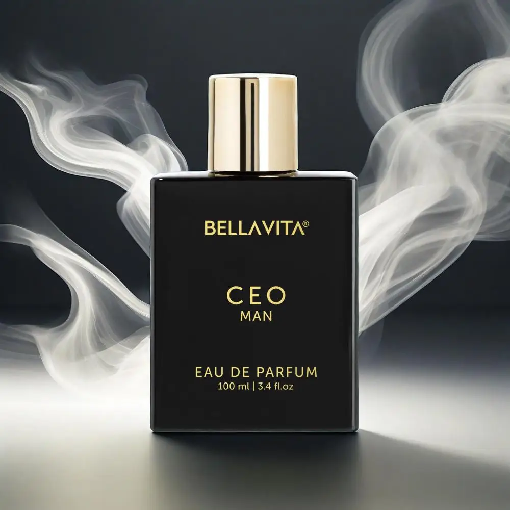 

BellaVita Luxury CEO Man Eau de Parfum Spray 3.4 fl oz Men's Perfume Lemon Lavender Tonka Vetiver Moss Long Lasting