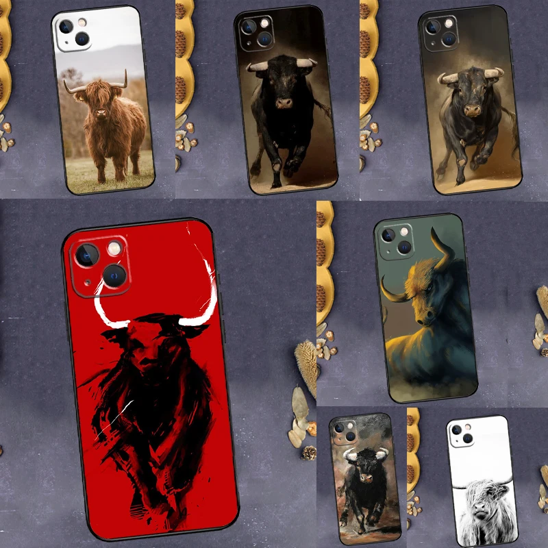 

Bull Animal Case For Samsung Galaxy A53 A33 A13 A34 A54 A14 A35 A55 A15 A56 A36 A26 A16 A06 A22 A32 A52