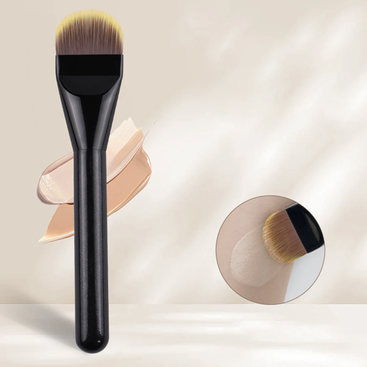 Makeup Brushes Foundation Professional Brush Tongue Shaped Liquid Foundation Concealer Brush Women Face Base Makeup Beauty Tools view 2