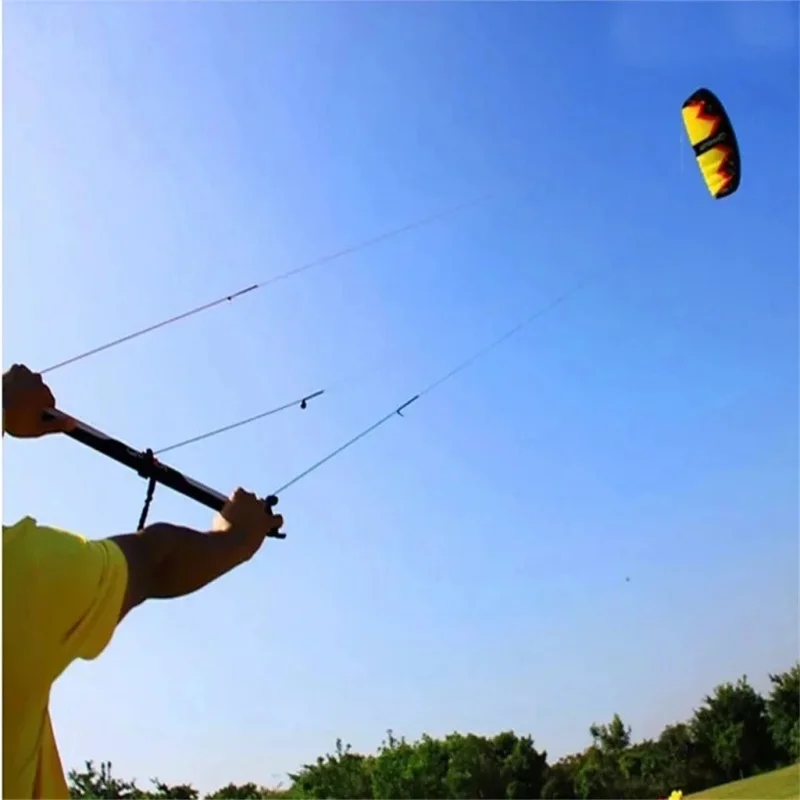 Kitesurf três linhas stunt kite control bar, acessórios profissionais, frete grátis