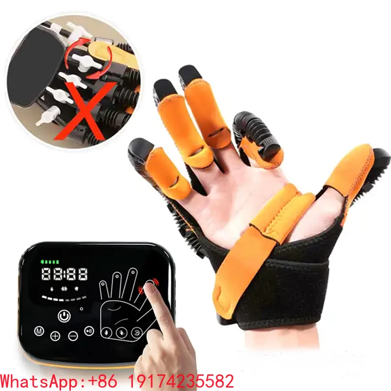

Wholesale Upgrade Hemiplegia Hand Stroke Recovery Equipment Finger Recovery Training Electric Rehabilitation Robot Gloves