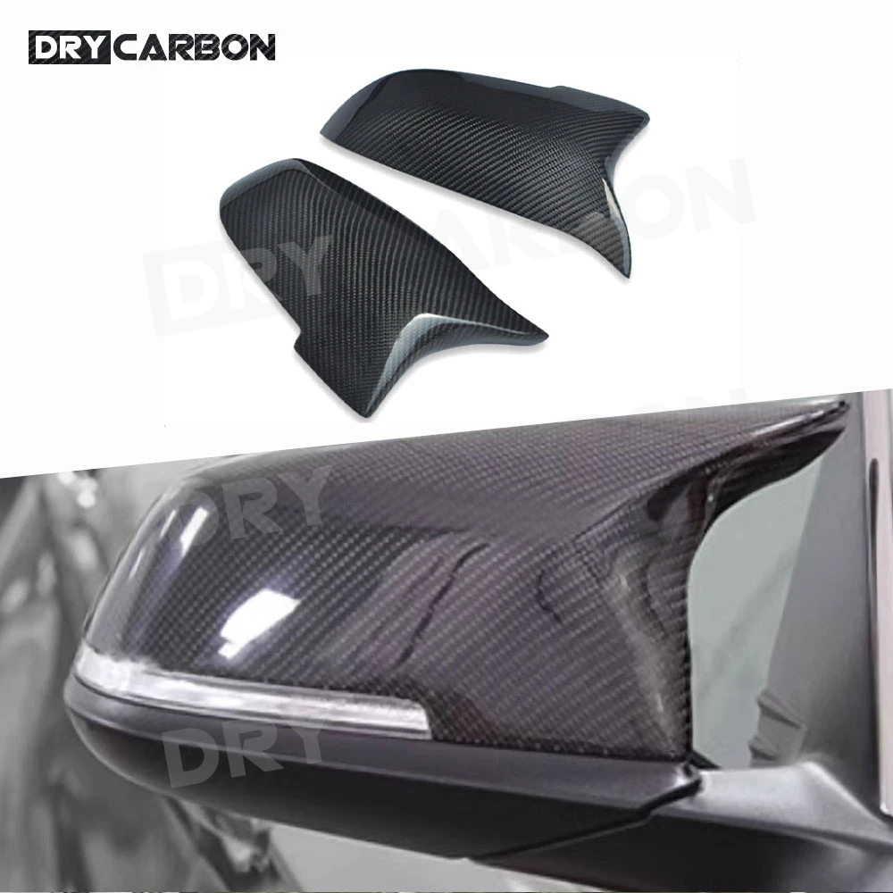 

Carbon Fiber Mirror Covers Side Rearview Mirror Cover Cap For BMW F10 F12 F01 F02 2014-2019 Replacement Mirror Trims
