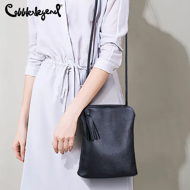 Genuine Leather Shoulder Bag For Women Luxury Purse Ladies  Crossbody Bags Fashion Sling Bag Female Messenger Bag