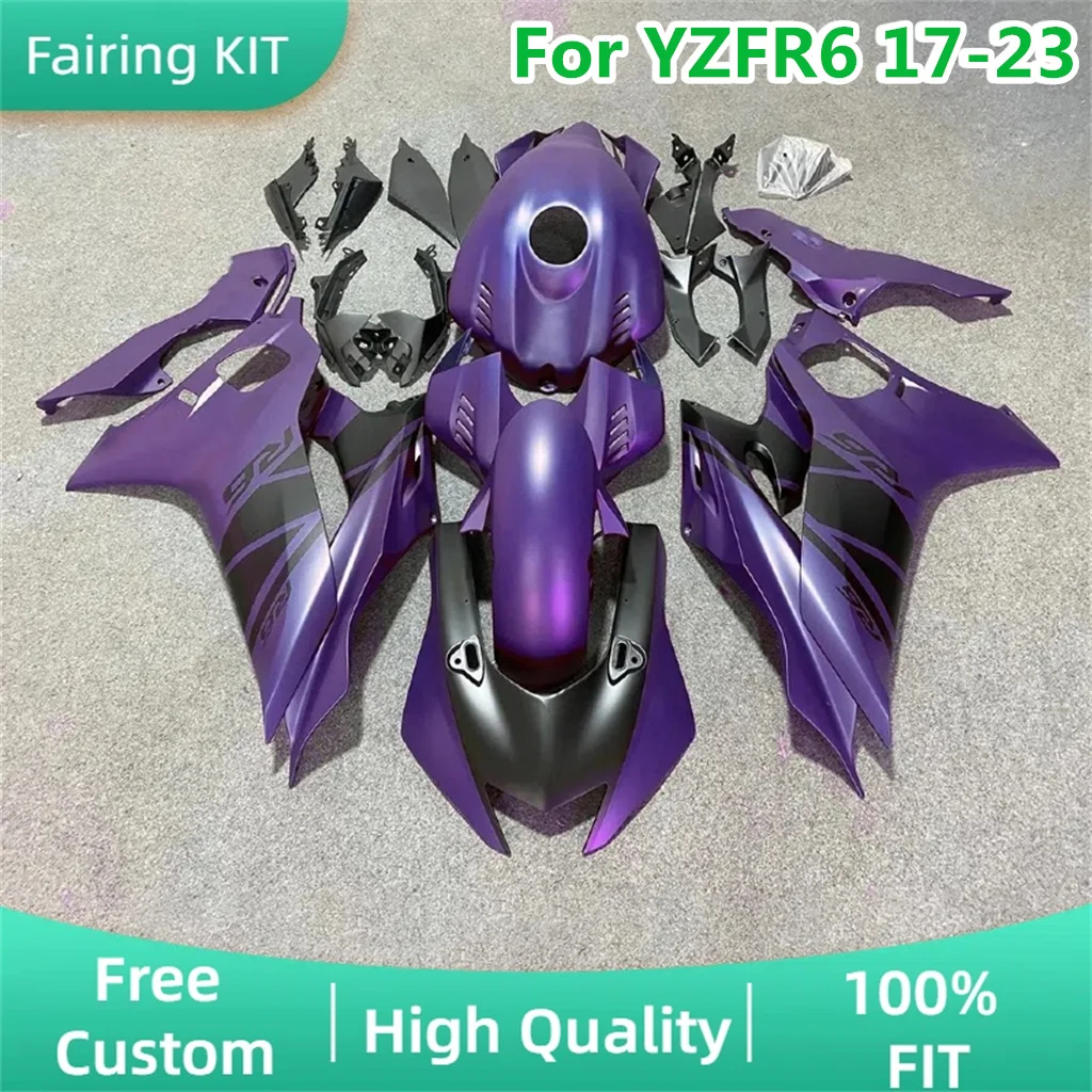 

Motorcycle Fairing Kit for YAMAHA YZF-R6 17-23 YZF R6 600 2017-2023 YZFR6 100% Fit Injection Mold Free Custom ZXMT ABS Plastic