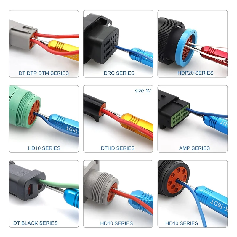 DRK-20DTM DRK-16DT DRK-12DTP met ST5231 Deutsch Pin Removal Tool DRK-RT1B, Connector Release Tool-ABQU