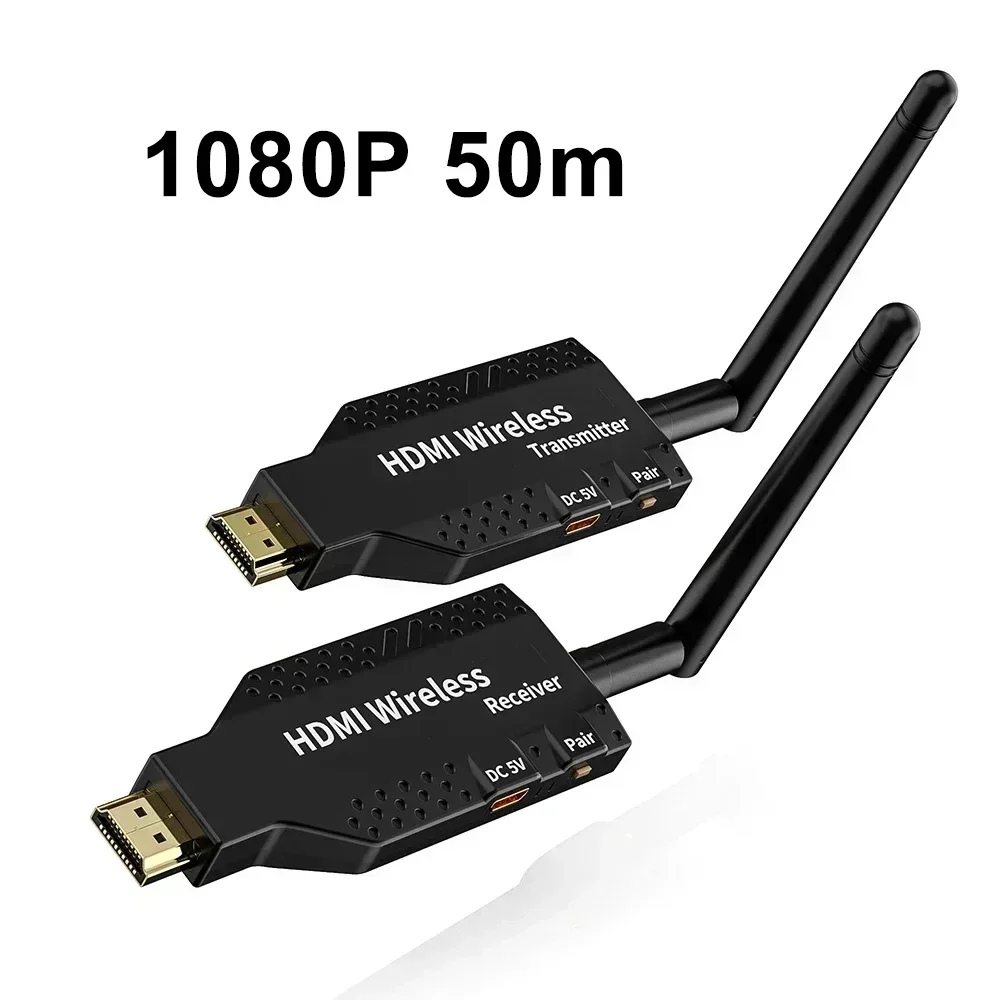 50m 100m 150m 1080p Wireless HDMI Extender Video Transmitter and Receiver Display Adapter Share for Camera DVD PC To TV Monitor