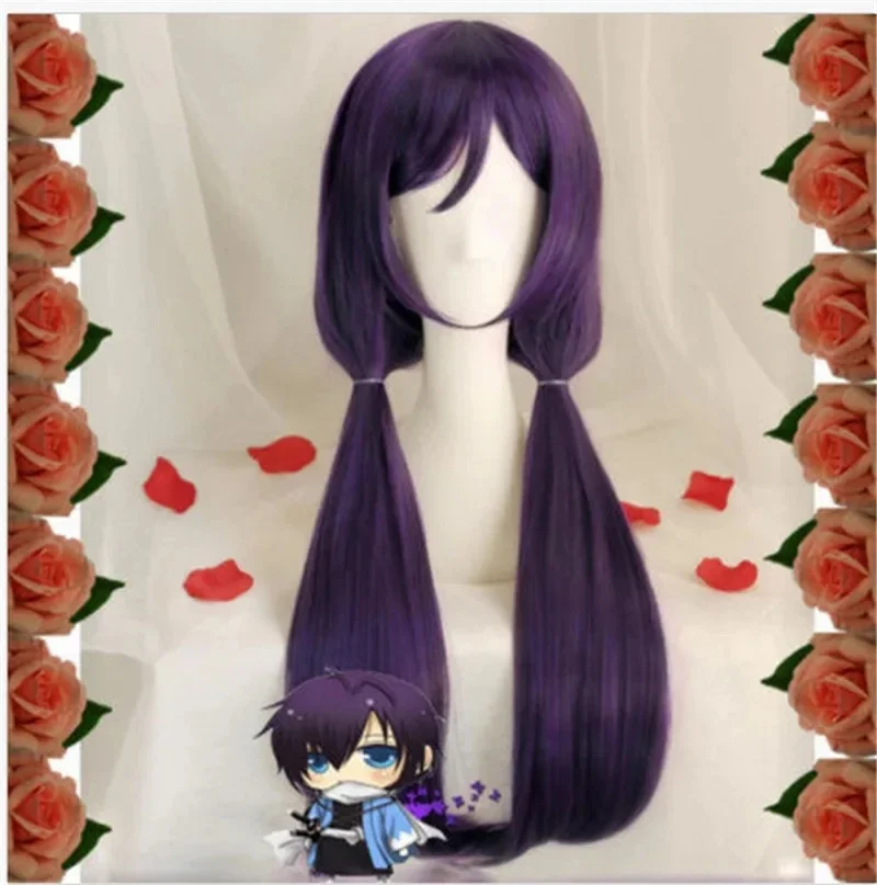 

High Quality Anime LoveLive! Love Live Nozomi Tojo Wigs Halloween Synthetic Hair Long Purple Cosplay Costume Wig