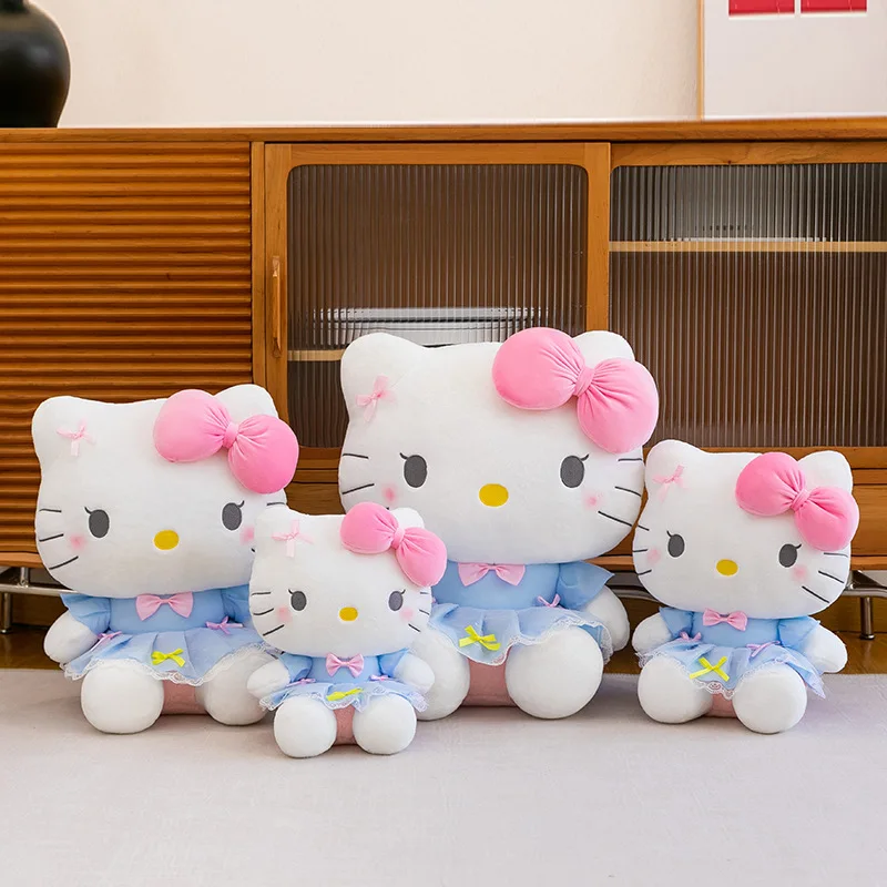 

32-60CM Big Size Dreamland Hello Kitty Plushies Cartoon Anime Peluche Sanrio Stuffed Doll Kawaii Ornament Children's Toy Gifts