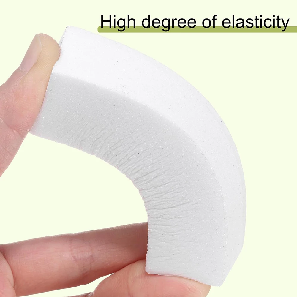 10Pcs Square Nail File Buffer 100 Grit Sanding Polish File Block Nail Buffer Block Files White Sponge Pedicure Manicure Products