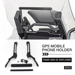 USB Mobile Phone Holder For Tiger 1200 Tiger 1200 Explorer tiger1200 1200GT 2022 Motorcycle GPS Navigation Bracket GPS Holder