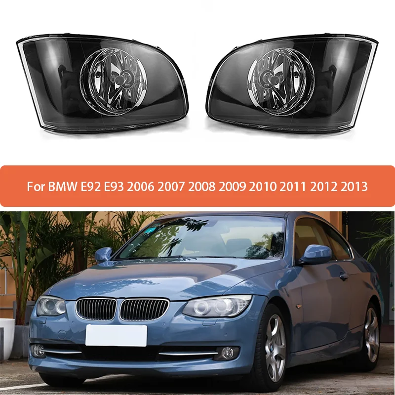 

For BMW E92 E93 2006 2007 2008 2009 2010 2011 2012 2013 Fog Lamp Assembly With Bulb Front Bumper Anti Fog Light 63176937465