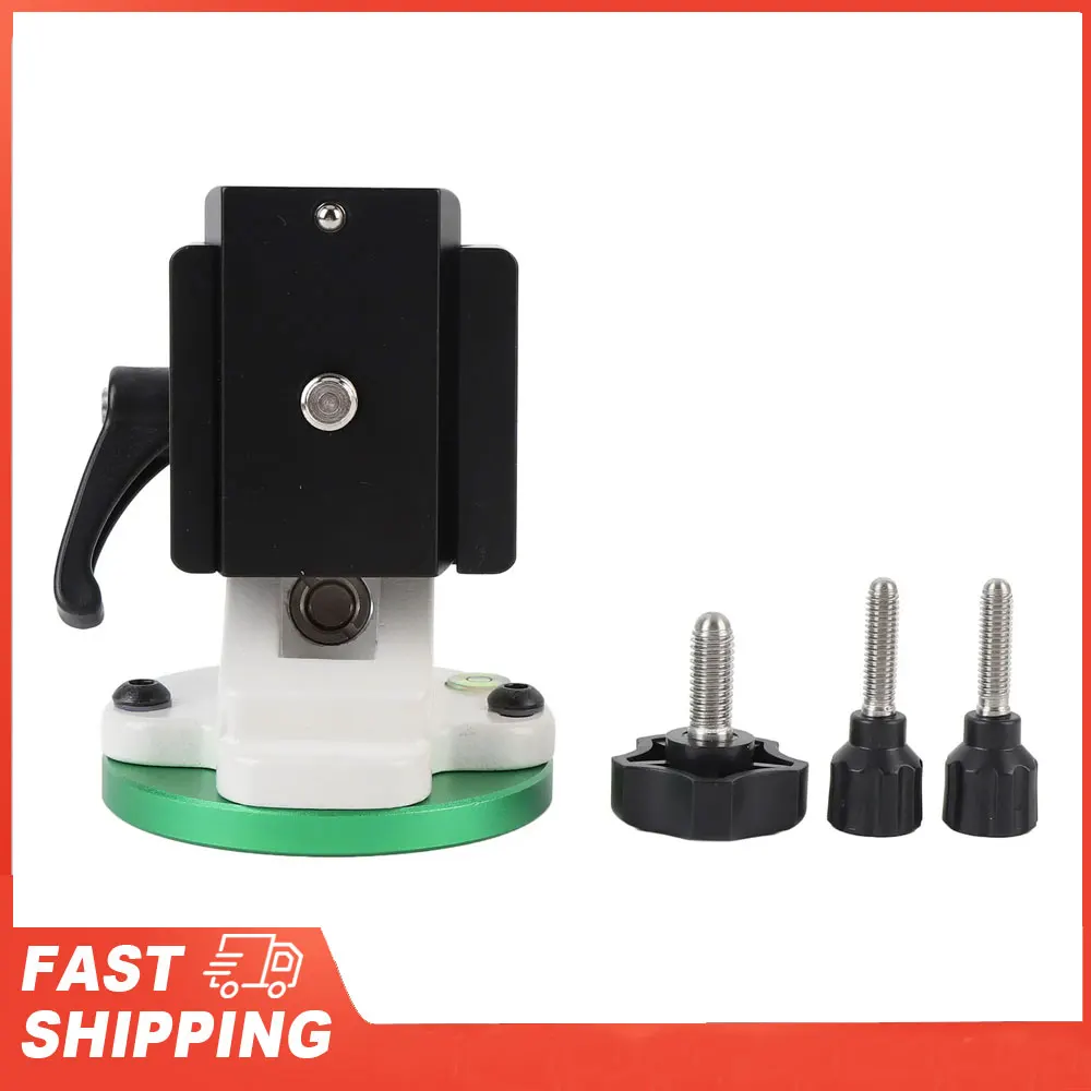 Aluminum Alloy Equatorial Wedge Telescope Mount Latitude Adjustment Base 3/8 Thread Portable Design Astronomy Telescope Accessor