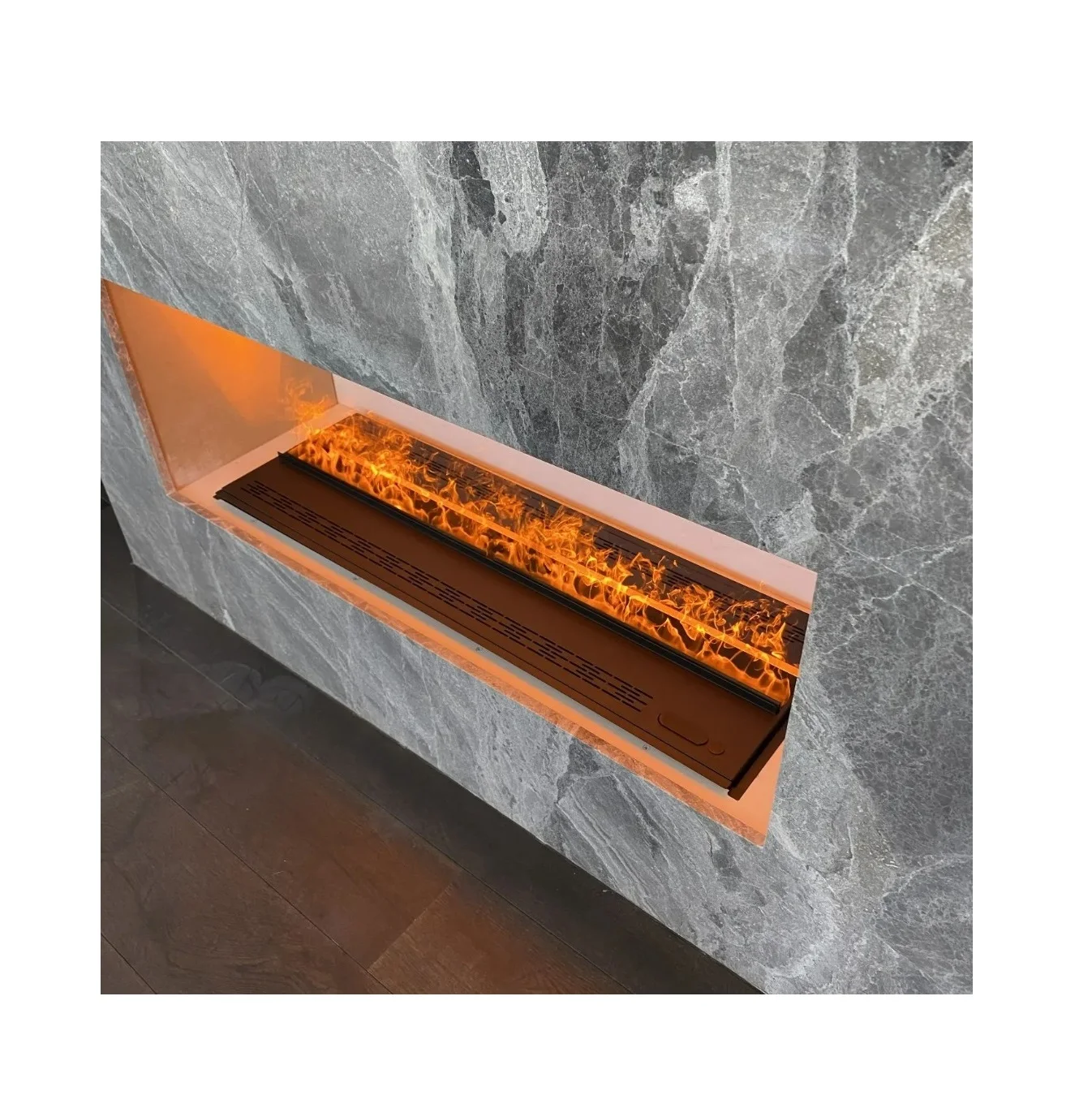 2000mm APP Smart Control Electric Fireplace Multi Color Atomized Flame Remote Water Vapor 3D Fireplace