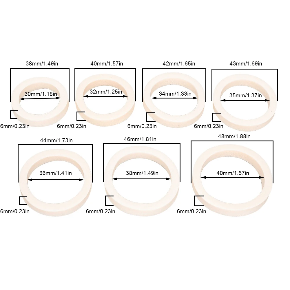 ZTTO Bicycle Fork Sponge Ring Dust Oil Seal Foam Washer MTB Road Bike Suspension Oil Absorbing Sponge Ring 32/34/35/36/38/40mm