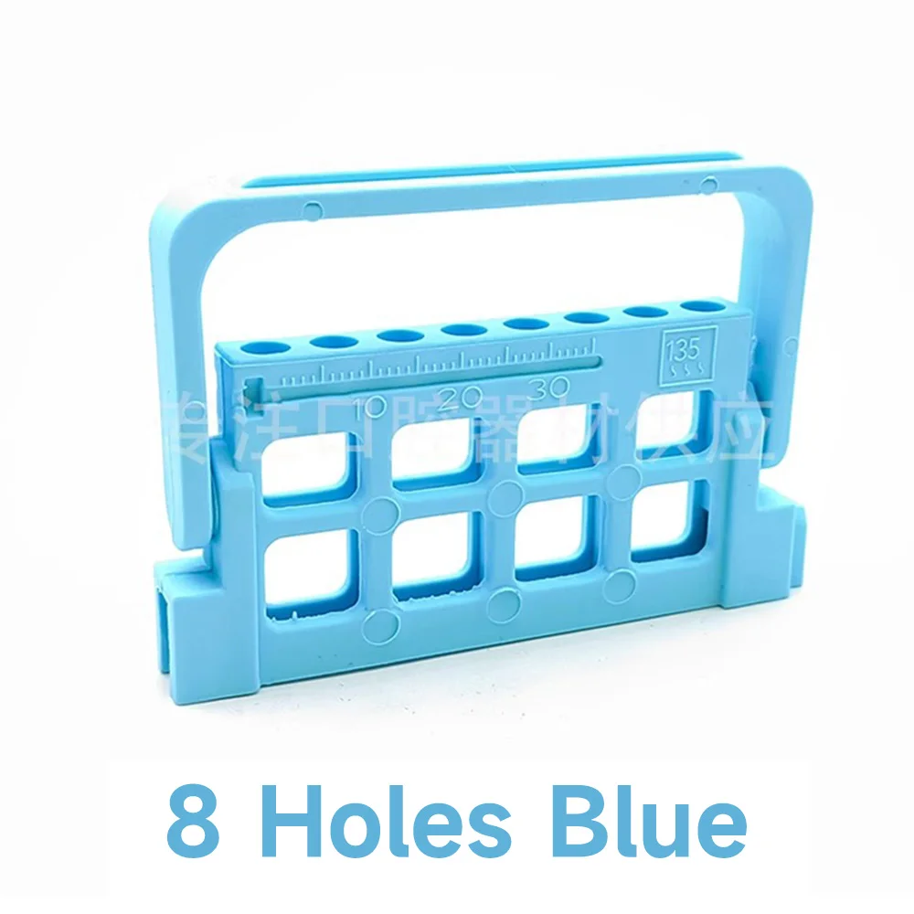 1PCS 8/16 Holes Dental Endo Files Holder 3 Colos Endo Stand Endo Tray For Endodontic Files Organizer Endo Box