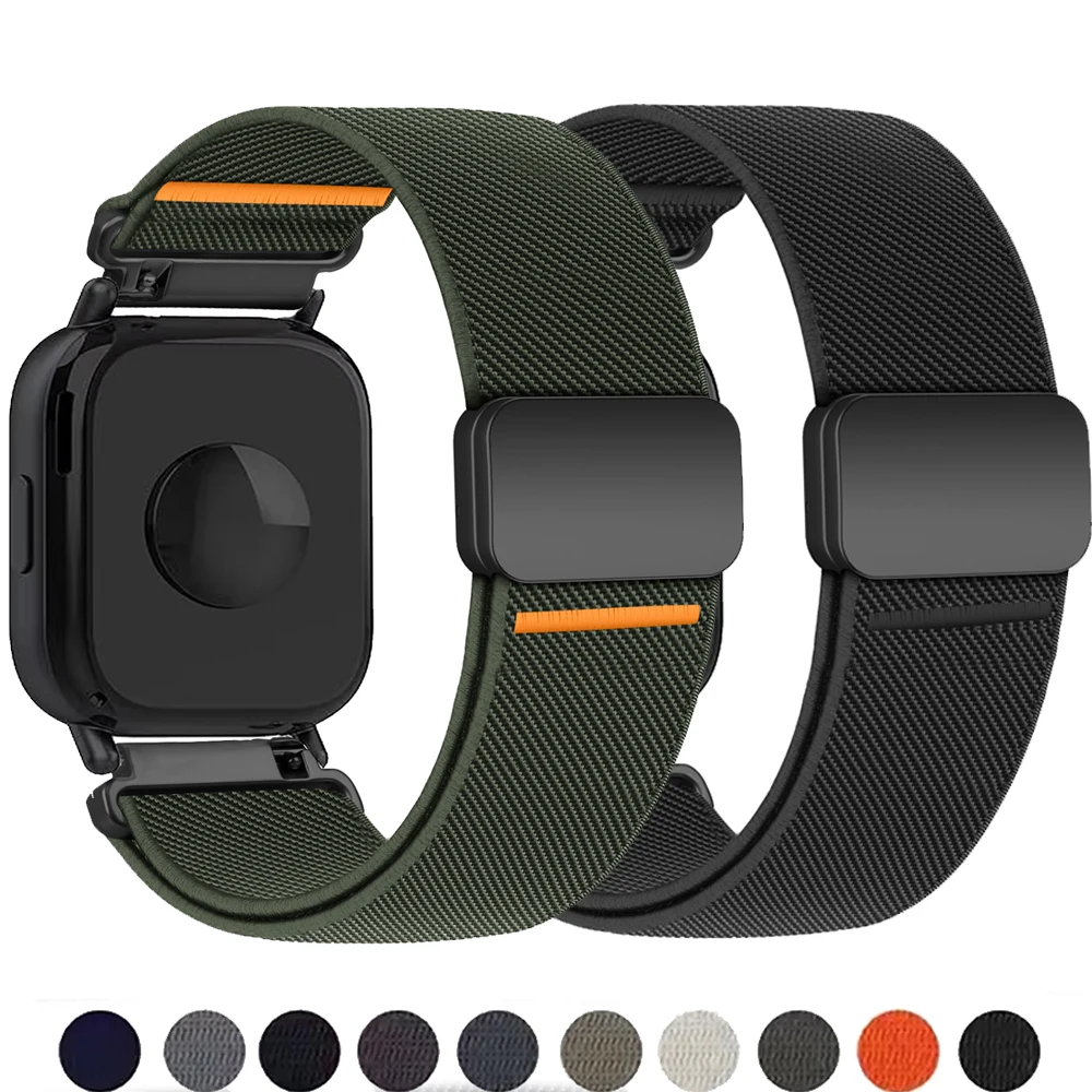 【セール中】Redmi Watch 5 Active/5 Lite用 22mm ウォッチストラップ、マグネット式ナイロンブレスレット、Xiaomi Redmi Watch 5 Activeバンド