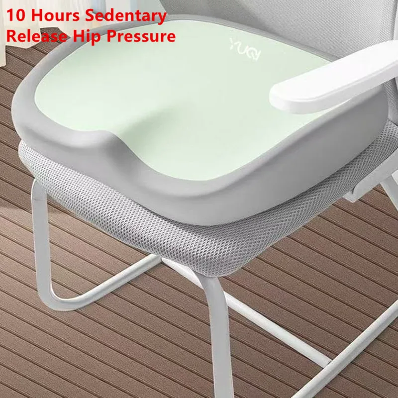 Ergonomic Memory Foam Seat Office Chair Cushion,Adjustable Hip & Waist Support, Portable Comfort for Home, Car, and Office Use
