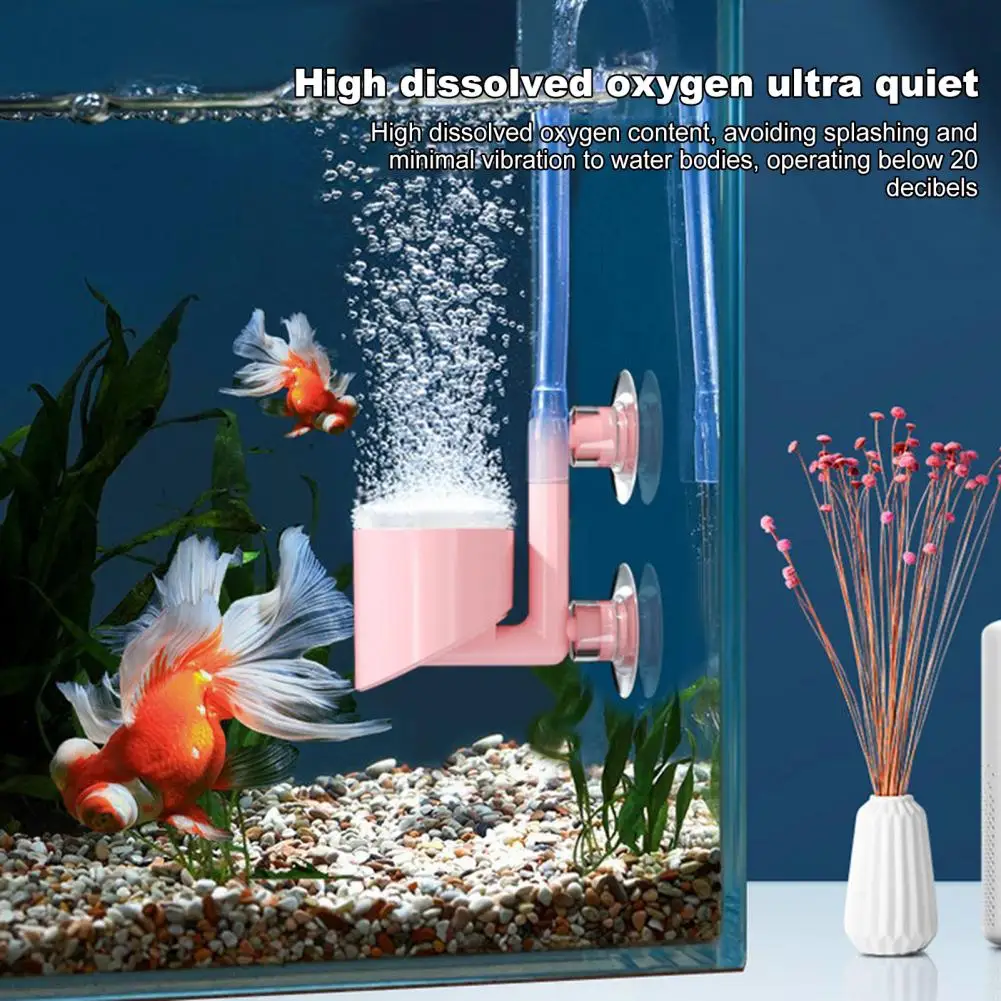 Fish Tank Oxygenator Bubble Disk Air Refiner Enhance Oxygen Levels Quiet Compact Design Low Vibration Fish Tank Aerator