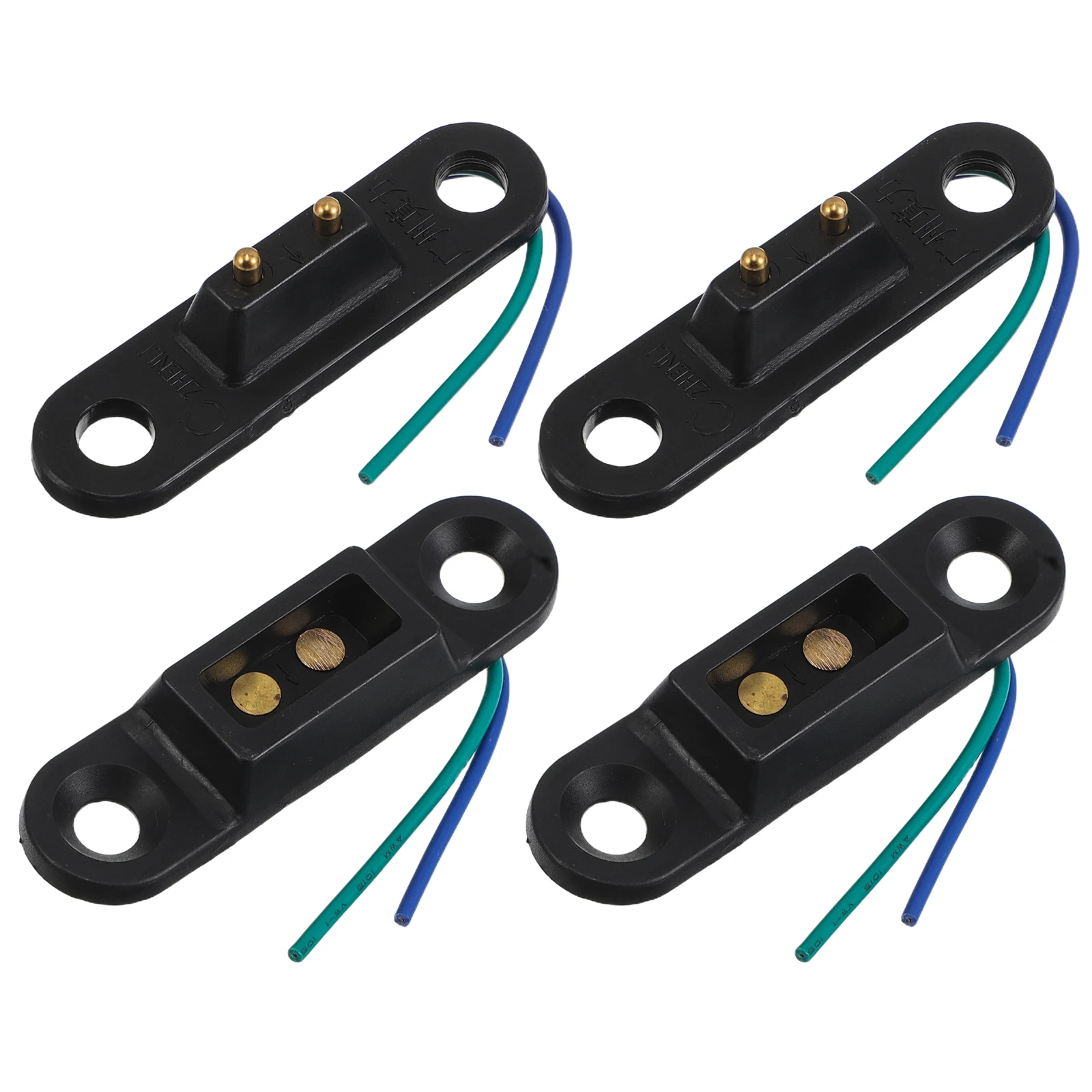 

2 Sets Middle Gate Electrode Sliding Door Interlock Switch Plastic Durable Material Vehicle Accessories Auto Parts Truck