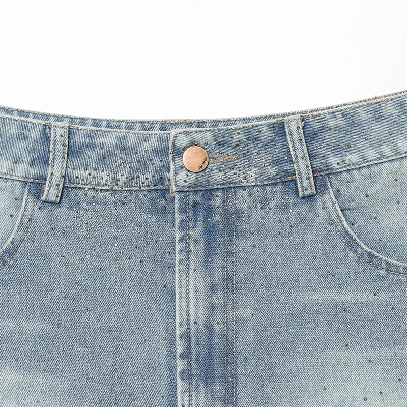 HXAO 2026 Celana Pendek Jeans - Shorts Denim Frayed ulasan dan harga