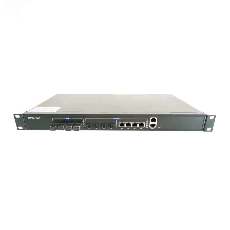 Fiber Optic FTTB FTTH 4 PON Port EPON OLT  OLT Equipment   Web Management