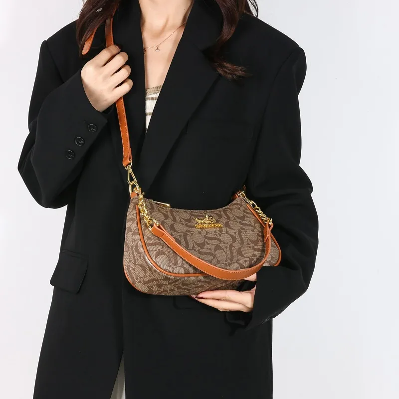 

Elegant Women's Leather Stylish Fashion Classic Crossbody Designer Bag Luxury Shoulder Tote Handbag For Modern Daily Wear