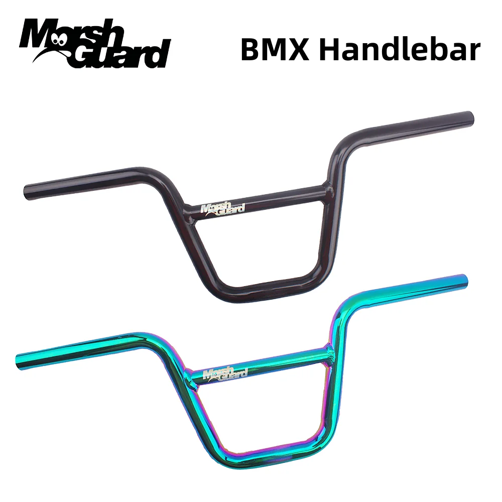 

MORSH GUARD BMX Bicycle Handlebar Aluminium Alloy Swallow Handle Lift 190mm Fold Bicycle Raised U-shaped Handlebars 22.2mm