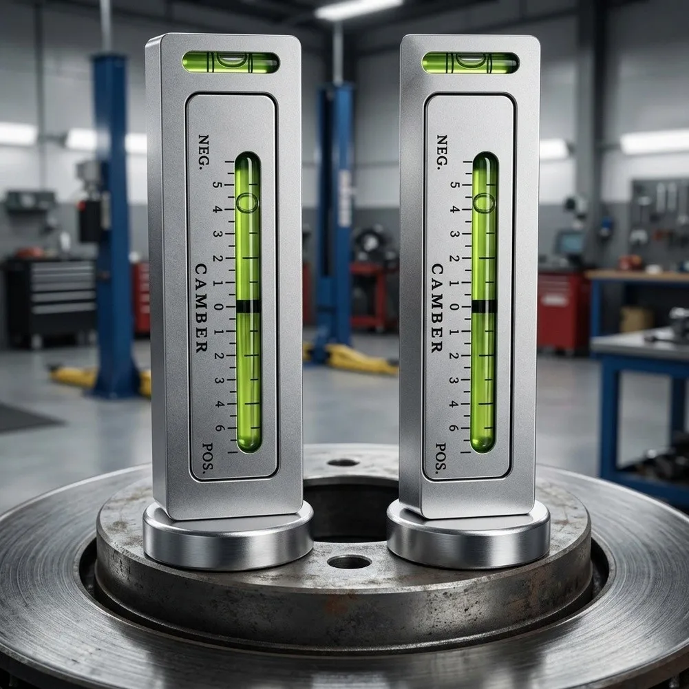 For Camber Gauge Tool with Magnetic Base for Wheel Alignment Measurement Aluminum Alloy Construction Compact Size
