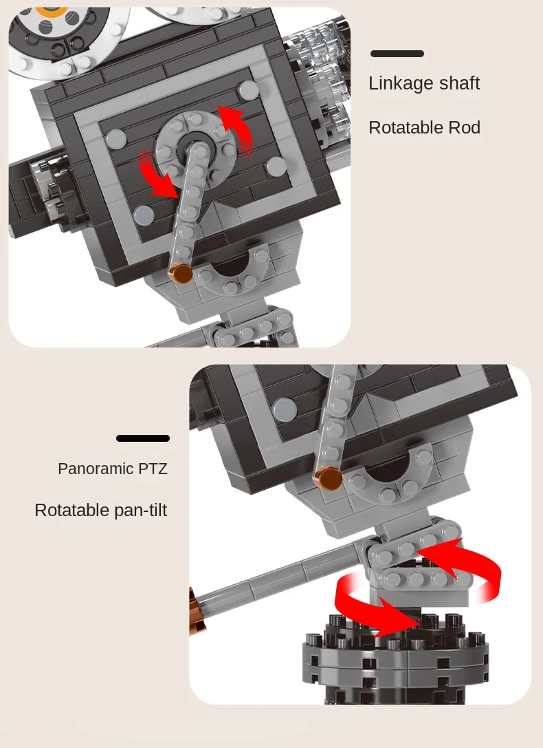 802 stücke Mini Baustein Vintage Modell Polaroid Retro Kamera Erwachsene Sammlung Ornamente IDEEN Serie Spielzeug Mädchen Geburtstag Geschenke – Detail 7