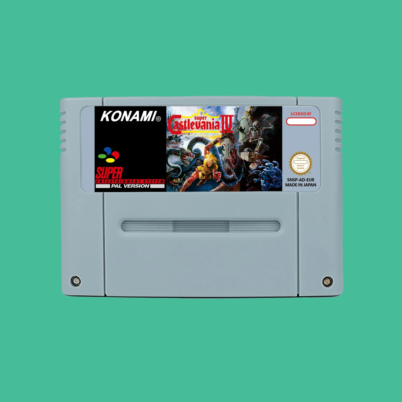 Gioco d'azione per Super Castlevania IV - Versione USA o EUR Cartuccia disponibile per console di gioco SNES