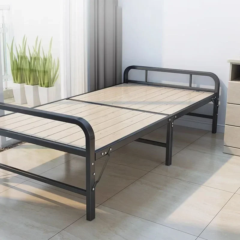

Simple Ltalian Style Bed Confortable Minimalist Full Body Metal Fashionable Bed Lazy Cameretta Completa Mobili Home Furniture