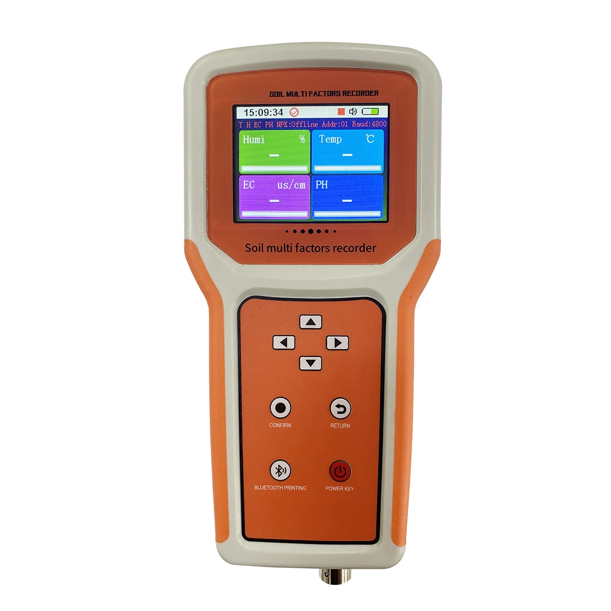 Accurate Digital Soil Tester with LCD display Portable Test PH NPK Moisture Temperature of Soil