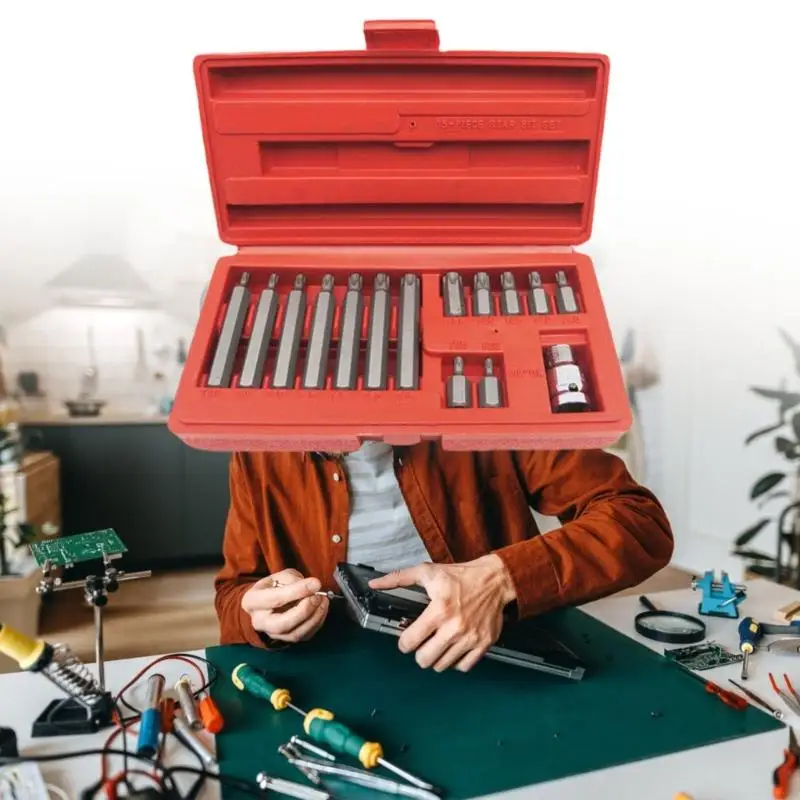 Auto -reparatie Tool Socket Set Auto Repair Tool Ratchet Torque sleutel Drive Kxre