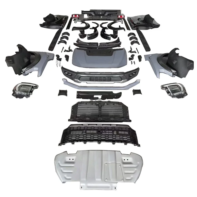 Adecuado para F150 antiguo al nuevo Ford F150 a 21 modelo Wide Raptor Body Kit