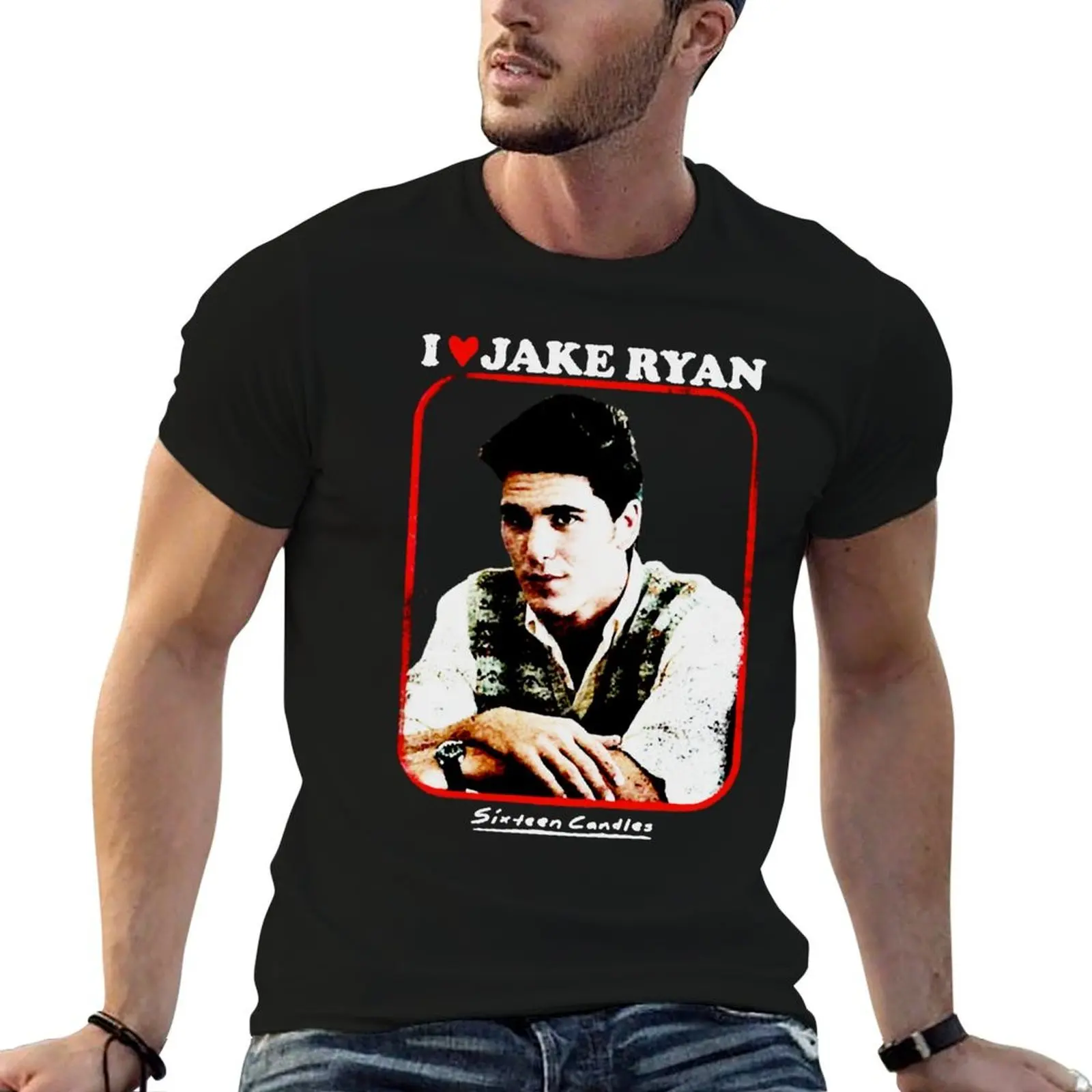 

Ally Sheedy Emilio Estevez Ferris Bueller John Hughes Sixteen Candles Jake Ryan I Love Srtle 2 Retro T-Shirt