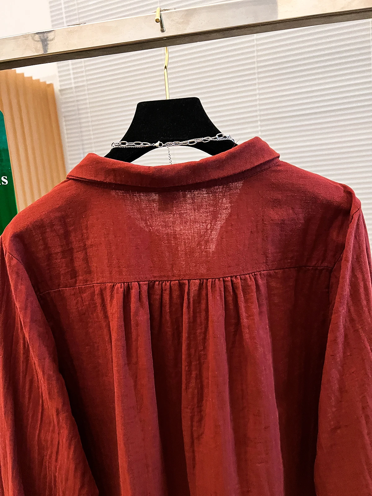 Plus size feminino longo sve puro algodão irt primavera outono casual cor botão design versátil casual sle topo