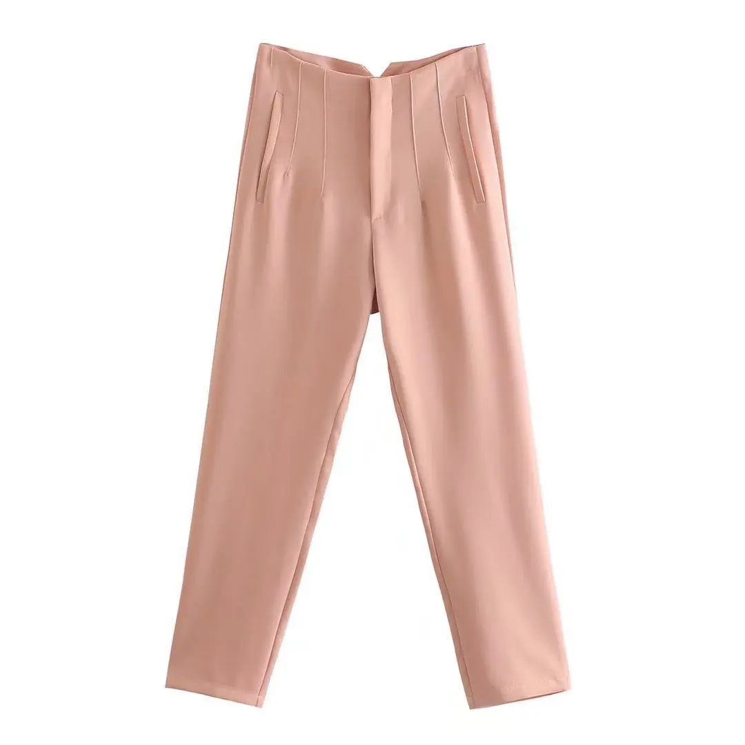

Hot Selling Breathable Women's Dress Pant Anti-Wrinkle and Light Weight Top Trend for Spring Season Cheap Rate Dress Pant