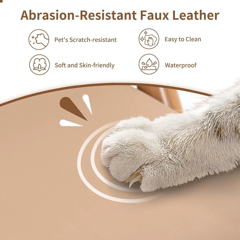 Padded Folding Chairs with Faux Leather Cushion, 2 Pack, Portable and Assembled, Durable for Home and Outdoor Use