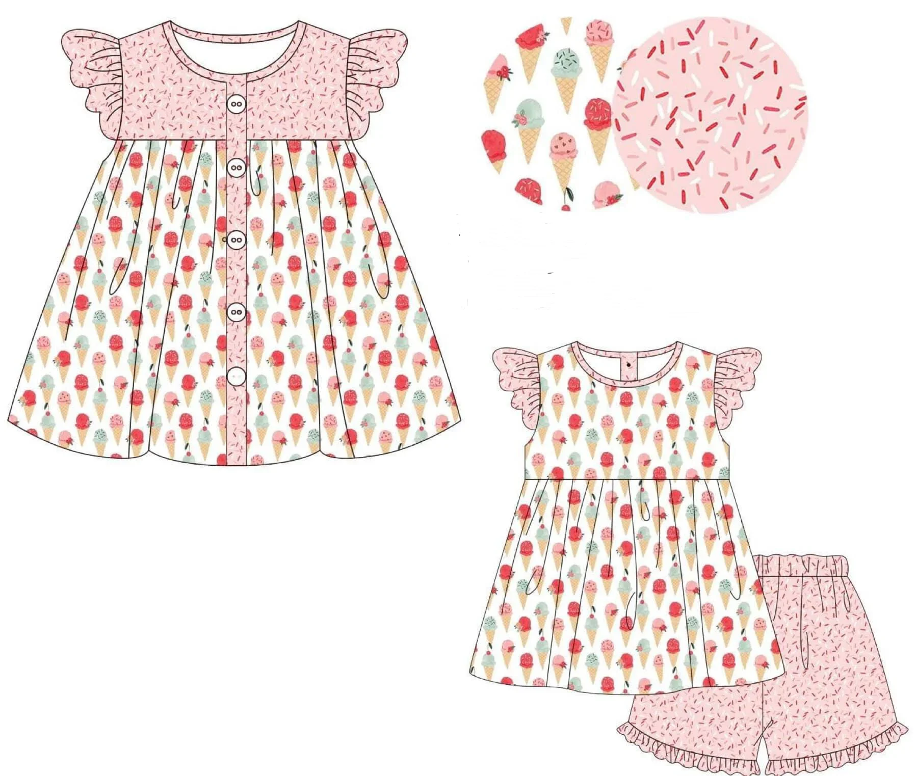 

Детские комплекты для девочек из серии boutique, кружевные шорты с жемчужным рисунком, детское платье из молочного шелка