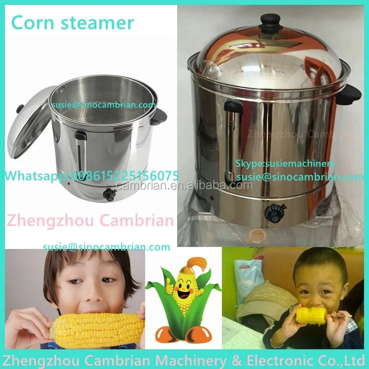 Saudi Hot Selling 20-110C Temperature Adjustable Electric 48L Sweet Corn Steamer for Sale