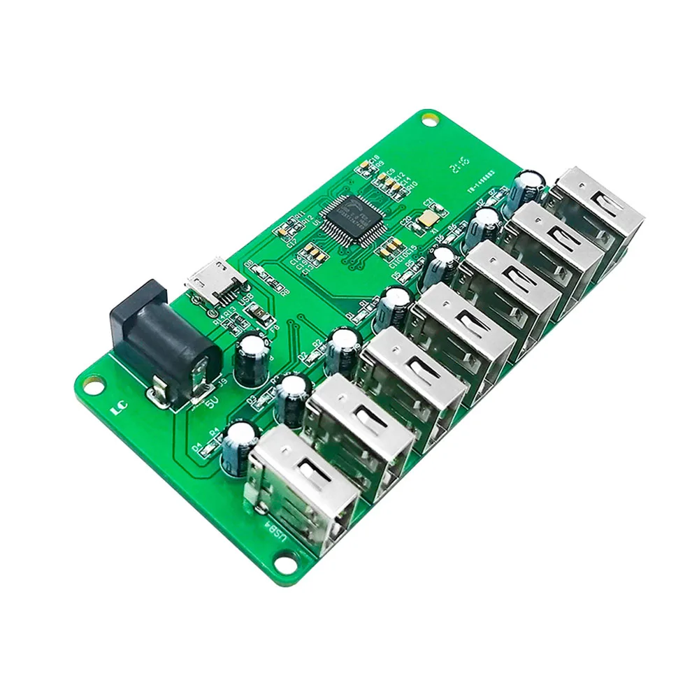 USB 2.0 HUB Module 1 to 7 Port Hub USB Expansion Module Support USB 480Mbps High Speed with Over-current Protection